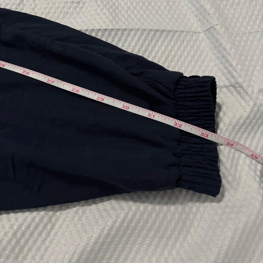 Vtg 90s Reebok Windbreaker Jacket Navy Purple Gold Colorblock Men Large‎ L